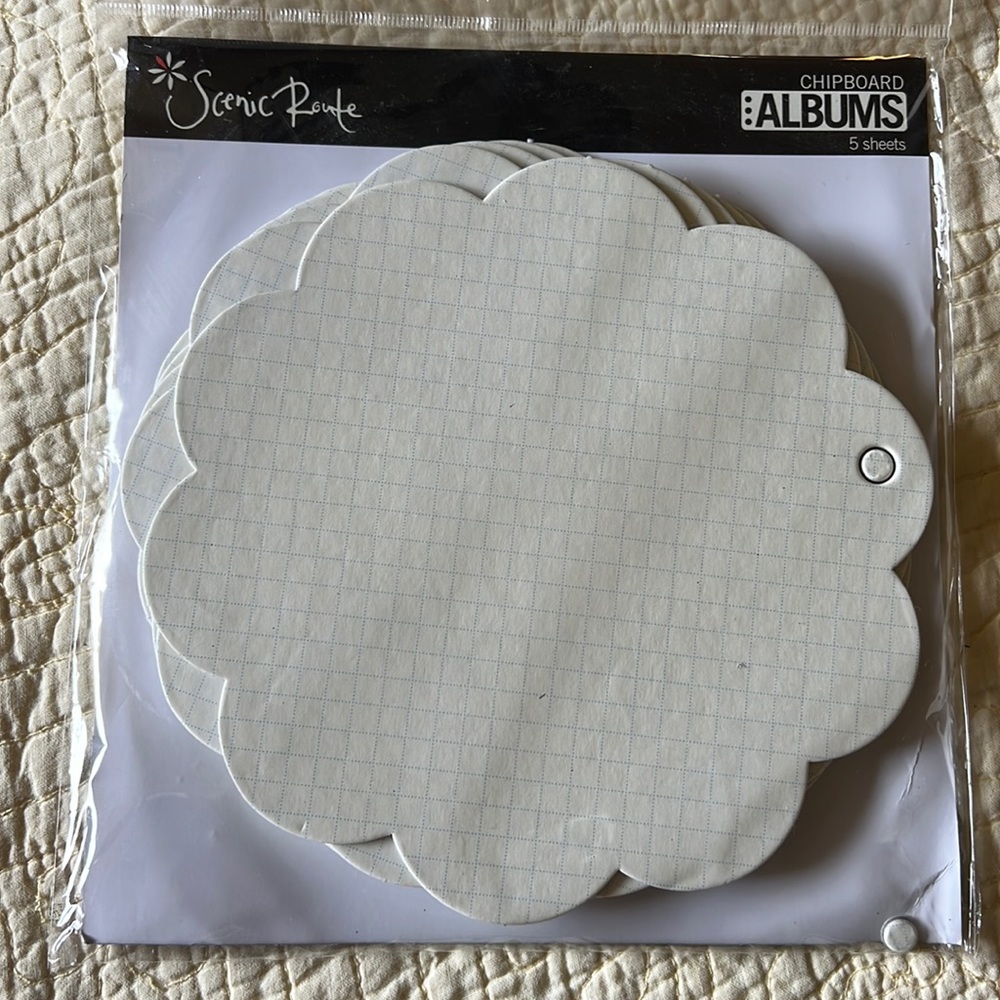 Made in USA chipboard album by Scenic Route